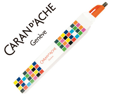 CARAN D'ACHE - ESTUCHE VACIO Cartón PARA GAMA 888 INFINITE IMPRESO CUADROS COLORES (Ref.EST 888 INF)