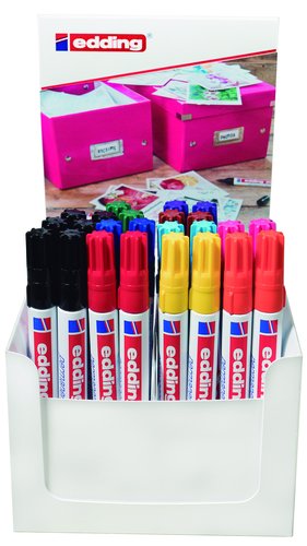 EDDING - MARCADOR PERMANENTE 3000 CONICO EXPOSITOR de 24 (Ref.52203)