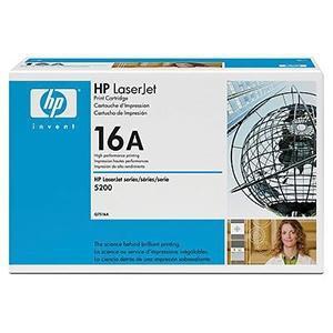 HP ( HEWLETT PACKARD ) - Toner Laser ORIGINALES 16A Negro 12.000pg (Ref.Q7516A)