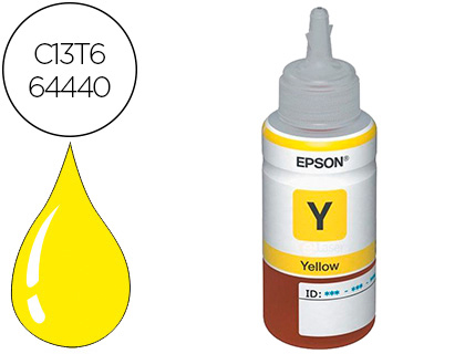 EPSON - Botella Inyección AMARILLO T6644 70ML (WE) (Ref.C13T664440)