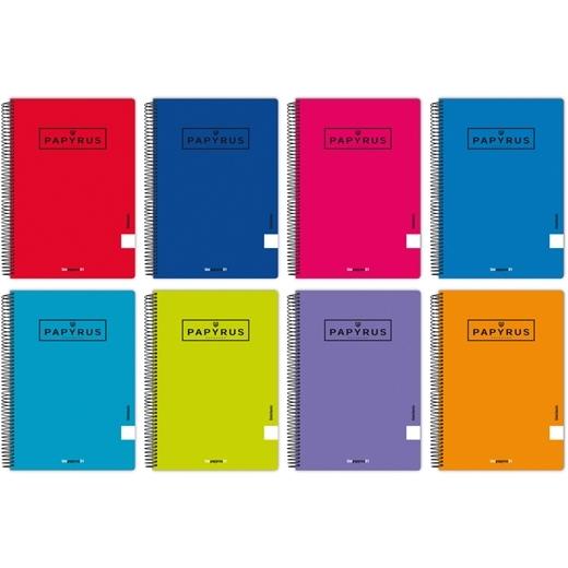 PAPYRUS - BLOC tapa NORMAL 4º 80h PAUTA 2.5 90g COL.SURT. (Ref.88450096)