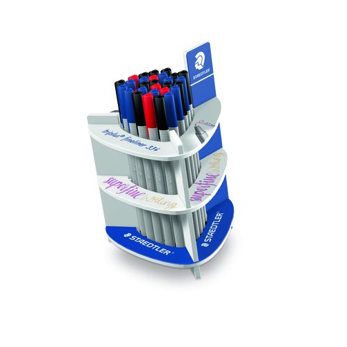 STAEDTLER - ROTULADOR FIBRA 334 TRIPLUS FINELINER EXPOSITOR de 30 (Ref.334 CA30)