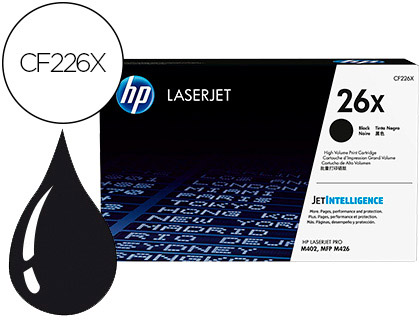 HP ( HEWLETT PACKARD ) - Toner Laser ORIGINALES 26X High Yield NEGRO () (Ref.CF226X)