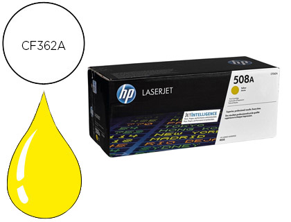 HP ( HEWLETT PACKARD ) - Toner Laser ORIGINALES ORIGINALES 508A amarillo () (Ref.CF362A)