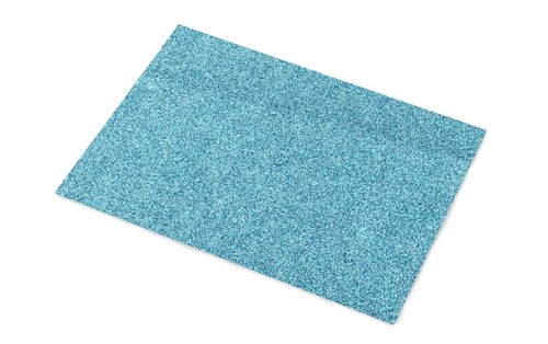 SADIPAL - CARTULINA PURPURINA 50x65 cm 330g AZUL CLARO PAQUETE de 5 (Ref.20300)