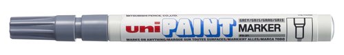 UNI-BALL - MARCADOR T.OPACA PERM. PAINT MARKER 0,8 (PX-21) GRIS (Ref.558718000)