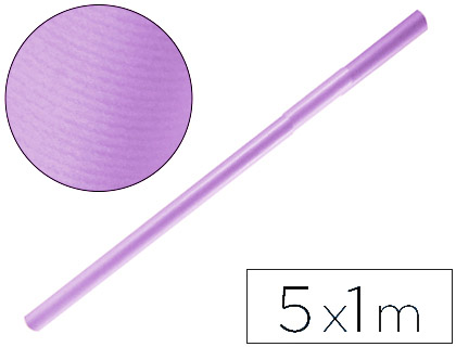 LIDERPAPEL - PAPEL KRAFT LILA ROLLO 5X1 MT (Ref.PK44)