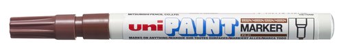 UNI-BALL - MARCADOR T.OPACA PERM. PAINT MARKER 0,8 (PX-21) MARRON (Ref.558700000)