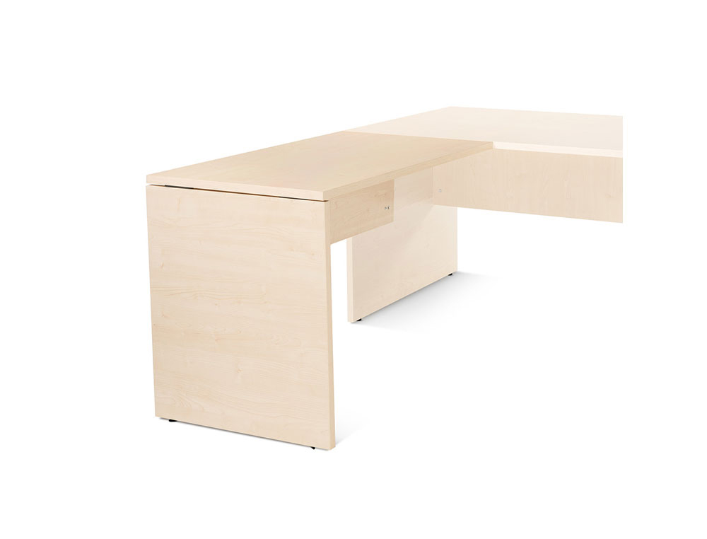 ROCADA - ALA PARA MESA SERIE WORK 100X60 DERECHA O IZQUIERDA ACABADO AA01 HAYA/HAYA (Ref.2102/AA01)