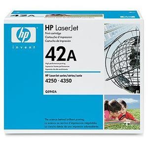 HP ( HEWLETT PACKARD ) - Toner Laser ORIGINALES 42A Negro (Ref.Q5942A)