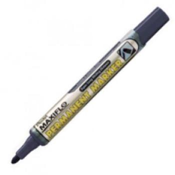 PENTEL - Marcador PERMANENTE MAXIFLO PUNTA CONICA TRAZO 4.5 MM NEGRO (Ref.NLF50-A)