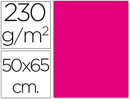 SADIPAL - CARTULINAS FLUORESCENTES MAGENTA 50X65 CM. (Ref.SAD15410)