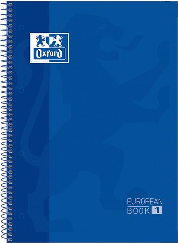 OXFORD - Cuaderno MICROP 1 SECCIÓN FORMATO A4 80H 90G PAUTADO AZUL TED (Ref.100430263)