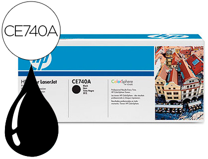 HP ( HEWLETT PACKARD ) - Toner Laser ORIGINALES 307A Negro (Ref.CE740A)
