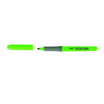 BIC - Marcador FLUORESCENTE VERDE PUNTA BISELADA 1,6-3,3 mm. (Ref.811932)