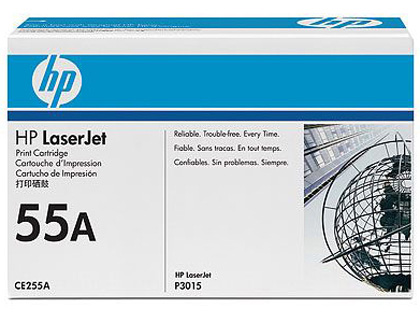 HP ( HEWLETT PACKARD ) - Toner Laser ORIGINALES 55A Negro 6.000 pg (Ref.CE255A)