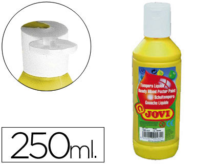 JOVI - TEMPERA LIQUIDA ESCOLAR 250 ML AMARILLO (Ref.50202)