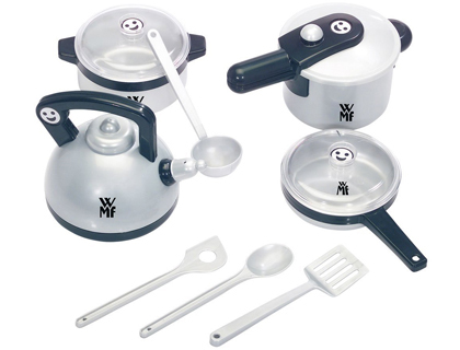 THEO KLEIN - Set de cocina wmf 8 piezas 24,3x14,5x29,3 cm (Ref. 9430)