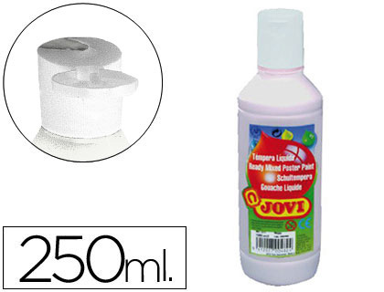 JOVI - TEMPERA LIQUIDA ESCOLAR 250 ML BLANCO (Ref.50201)