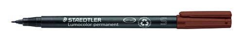 STAEDTLER - ROTULADOR PERMANENTE 313 LUMOCOLOR (S) MARRON (Ref.313-7)