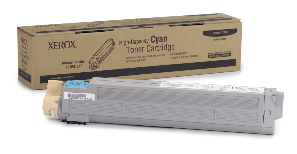 XEROX - OFFICE - Toner Laser COMPATIBLES CYAN 15K (Ref.106R01077)