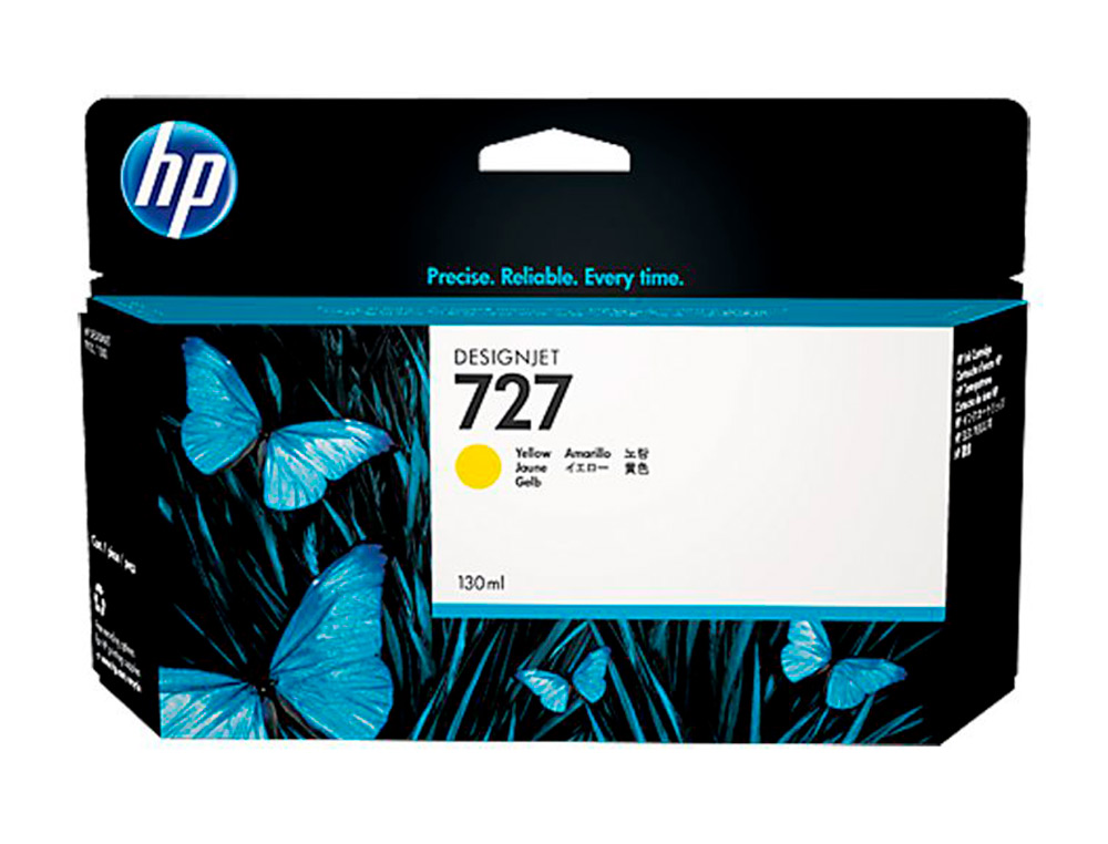 HP ( HEWLETT PACKARD ) - Cartuchos ORIGINALES Inyección De Tinta 727 Amarillo (Ref.B3P21A)