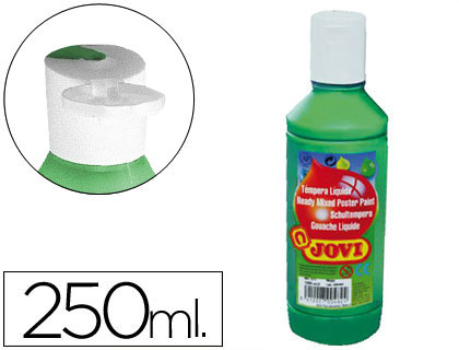 JOVI - TEMPERA LIQUIDA ESCOLAR 250 ML VERDE OSCURO (Ref.50219)
