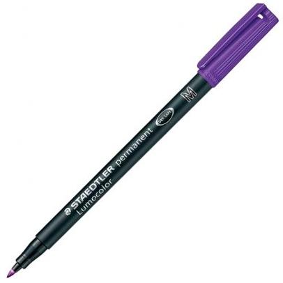 STAEDTLER - ROTULADOR PERMANENTE 317 LUMOCOLOR (M) VIOLETA (Ref.317-6)