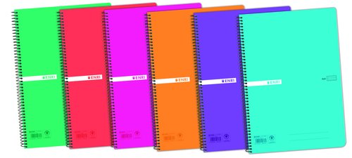 ELBA - Cuaderno 80h Folio Cuadricula 4x4 Surtido (Ref.400042280)