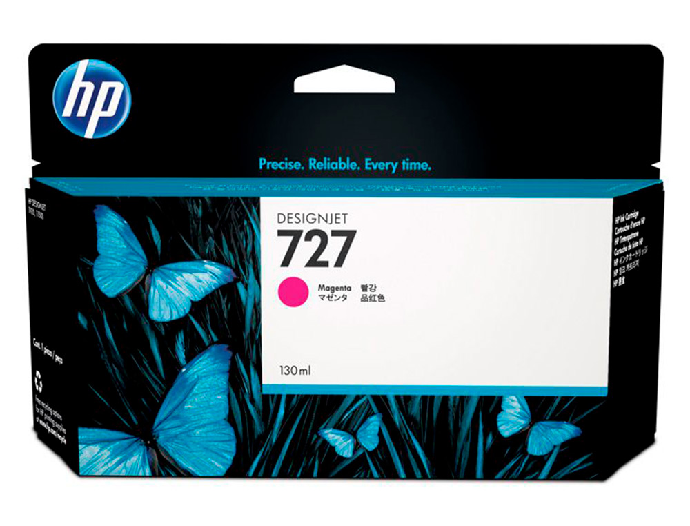 HP ( HEWLETT PACKARD ) - Cartuchos ORIGINALES Inyección De Tinta 727 Magenta (Ref.B3P20A)