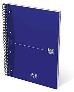 OXFORD - Cuaderno 80h A4 Cuadricula 5x5 Azul (Ref.100430421)
