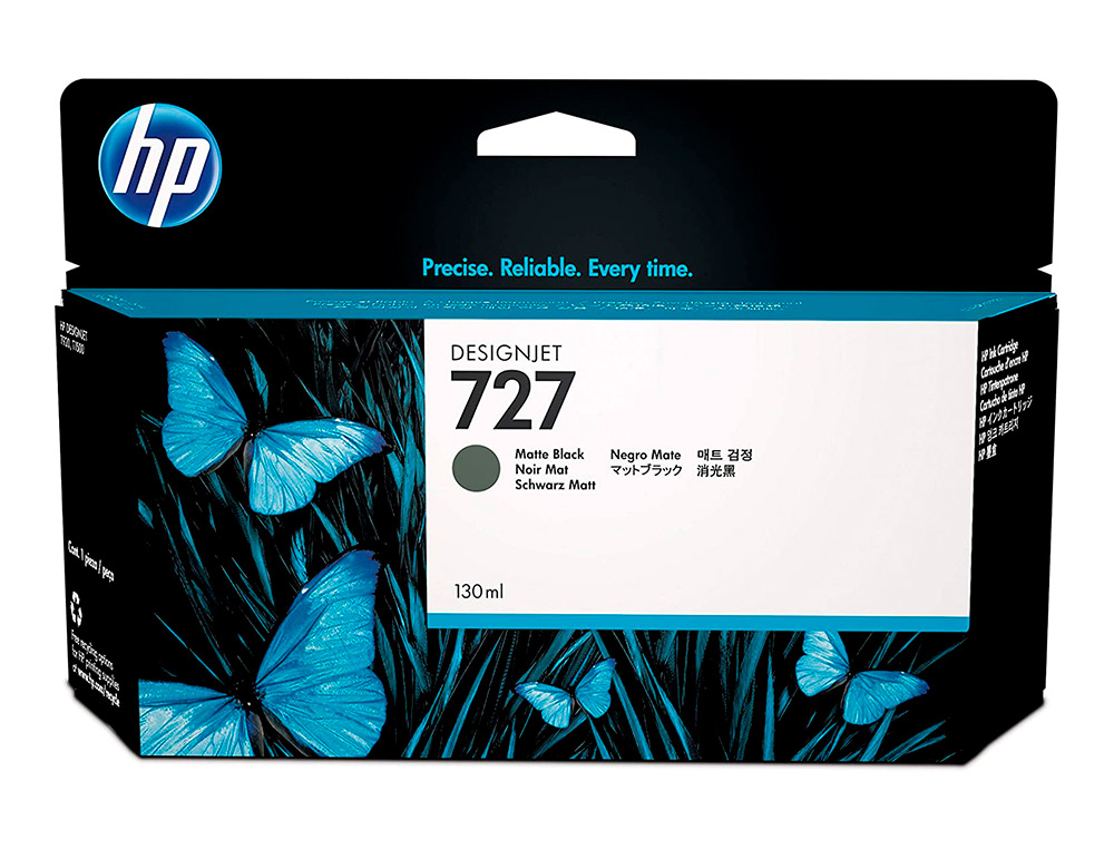 HP ( HEWLETT PACKARD ) - Cartuchos ORIGINALES Inyección De Tinta 727 Negro (Ref.B3P22A)