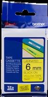 BROTHER - Cintas Rotulación 6mmX8mt Negro/Amarillo (Ref.TZE611)