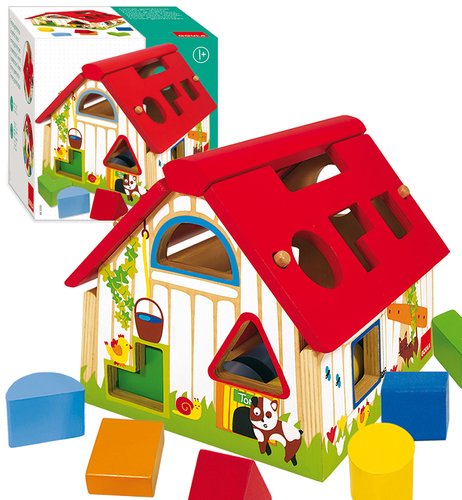 DISET - JUEGO DIDACTICO GRANJA DE FORMAS GEOMETRICAS (Ref.55220)