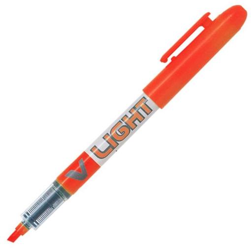 PILOT - Marcador fluorescente V Liquid Light Trazo 3.3mm Punta biselada Tinta liquida Naranja (Ref.SW-VLL-O / NVLLNA)