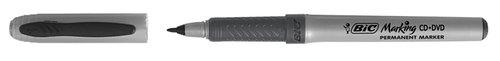 BIC - Marcador PERMANENTE MARKER GRIP PARA CD/DVD TRAZO 0.7 MM NEGRO (Ref.8290801)