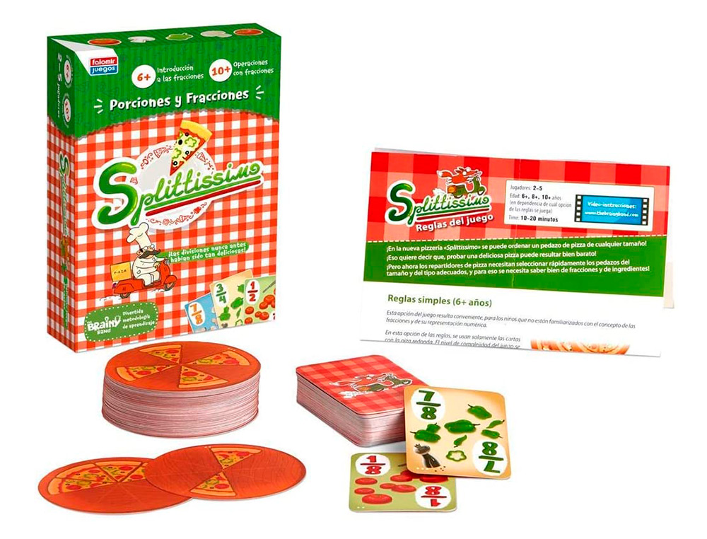 FALOMIR JUEGOS - FALOMIR - Juego educativo splittissimo porciones y fracciones (Ref. 30012)