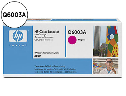 HP ( HEWLETT PACKARD ) - Toner Laser ORIGINALES 124A Magenta (Ref.Q6003A)