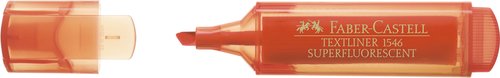 FABER CASTELL - Marcador fluorescente TEXTLINER cuerpo traslucido naranja (Ref.154615)