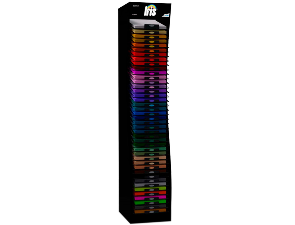 GUARRO - CARTULINA A-3 29,7X42 CMS CONTENIDO "A" COLORES SURTIDOS 185 GRS EXPOSITOR (Ref.0040835)