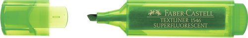 FABER CASTELL - Marcador fluorescente TEXTLINER cuerpo traslucido verde claro (Ref.154663)