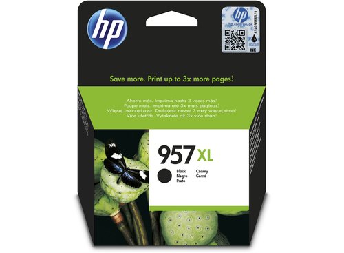 HP ( HEWLETT PACKARD ) - 957Xl Extra High Yield Black originales Ink Cartridge () (Ref.L0R40AE#BGY)