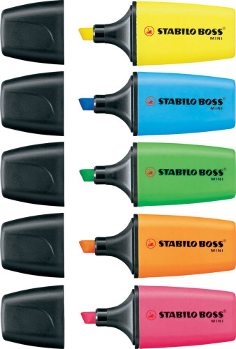 STABILO - Marcador fluorescente naranja Boss. Trazo 2-5 mm. Punta biselada. (Ref.07/54)