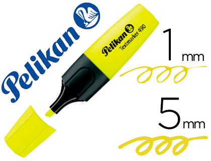 PELIKAN - ROTULADOR FLUORESCENTE TEXTMARKER 490 AMARILLO (Ref.940379)