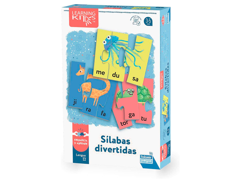 FALOMIR JUEGOS - FALOMIR - Juego educativo silabas divertidas (Ref. 30021)