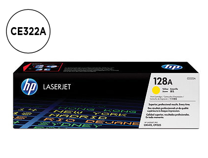 HP ( HEWLETT PACKARD ) - Toner Laser ORIGINALES 128A Amarillo (Ref.CE322A)