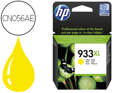 HP ( HEWLETT PACKARD ) - Cartuchos ORIGINALES Inyección De Tinta 933XL Amarillo (Ref.CN056AE#BGY)