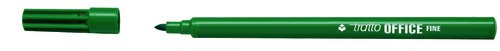 TRATTO - ROTULADOR OFFICE FINE PUNTA DE FIBRA TRAZO 0,7 MM VERDE (Ref.730504)