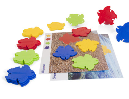 MINILAND - Juego tortugas 20 piezas + 18 actividades (Ref. 31797)