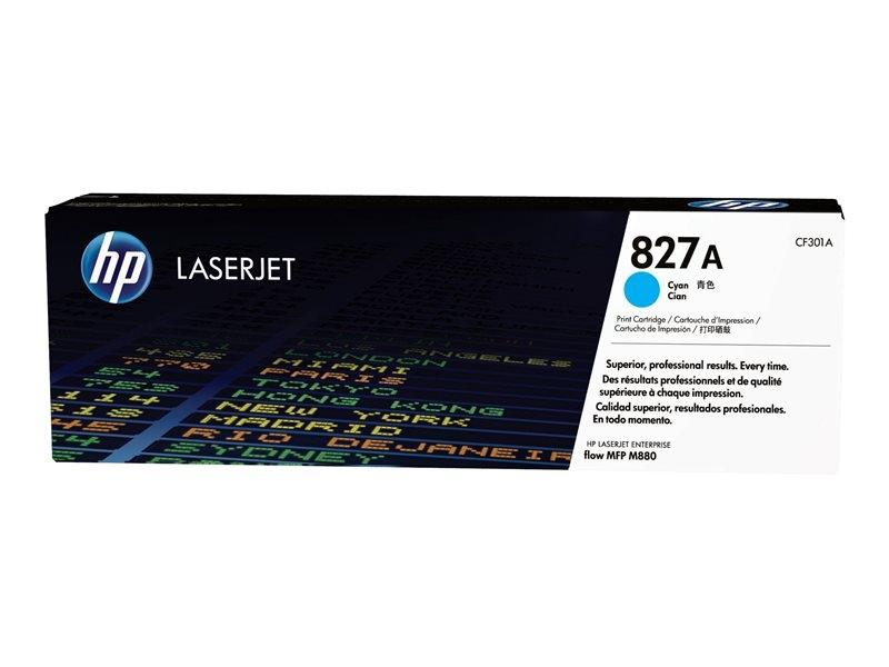 HP ( HEWLETT PACKARD ) - Toner Laser ORIGINALES 827A Cyan (Ref.CF301A)